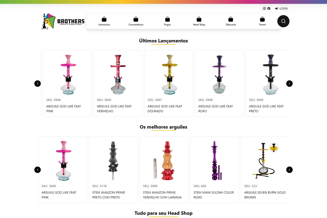 2Brothers - Pipas e Tabacaria